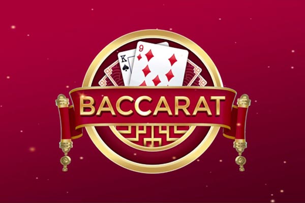 Baccarat table with Asian theme and dragon decor